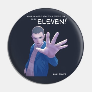 Eleven - white text Pin