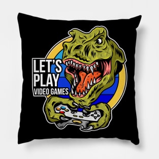 Let's Play Video Games Pillow