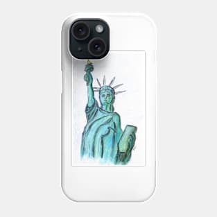 Queen Of Liberty Digital Enhanced Phone Case