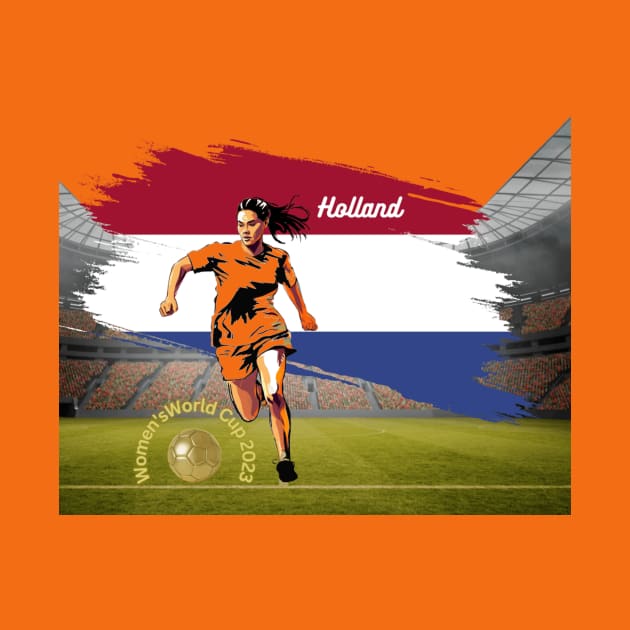 Holland T-Shirt, Unisex T-Shirt, Women’s World Cup, soccer t-shirts, football t-shirts, women’s football, Holland national football team by Clinsh Online 