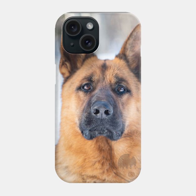 Parcour!  German Shepherd Dog Phone Case by Kazenas Art