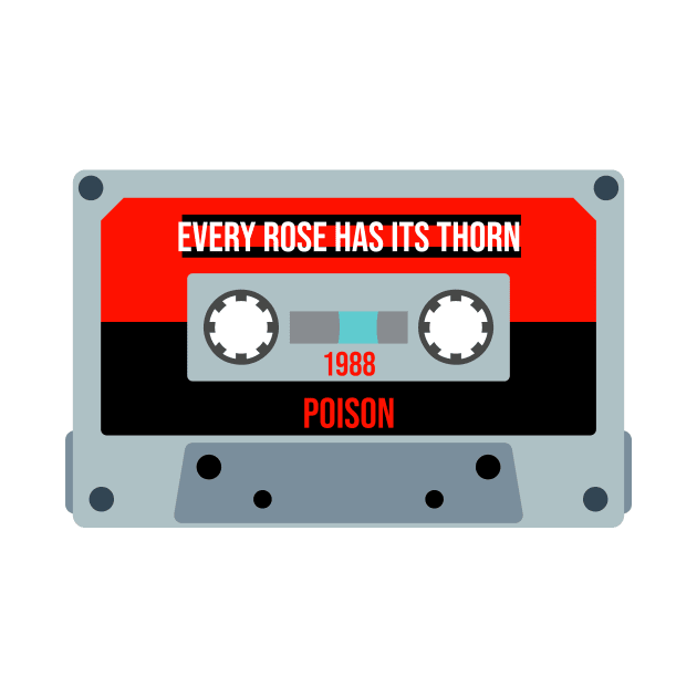 Poison Classic retro Cassette by PowelCastStudio