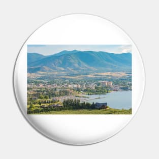 Penticton British Columbia Scenic View in Summer Pin