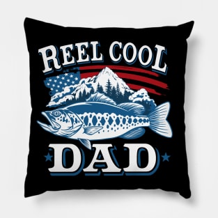 Funny Fishing Dad Pun, Father Fisherman Joke Pillow