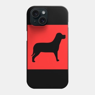 Dog silhouette Phone Case