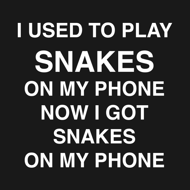 I USED TO PLAY SNAKES by TheCosmicTradingPost