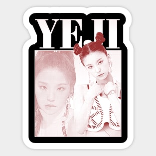 Itzy Checkmate Yeji Sticker for Sale by Juicyohyummy