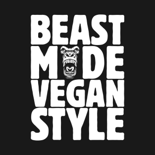 Beast Mode Vegan Gorilla T-Shirt