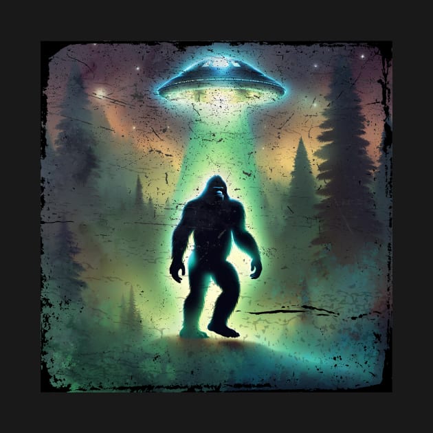 Beam Up Bigfoot by Createdreams