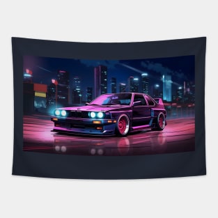 Neon BMW Tapestry