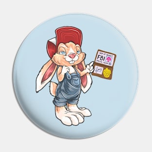 American agent rabbit Pin