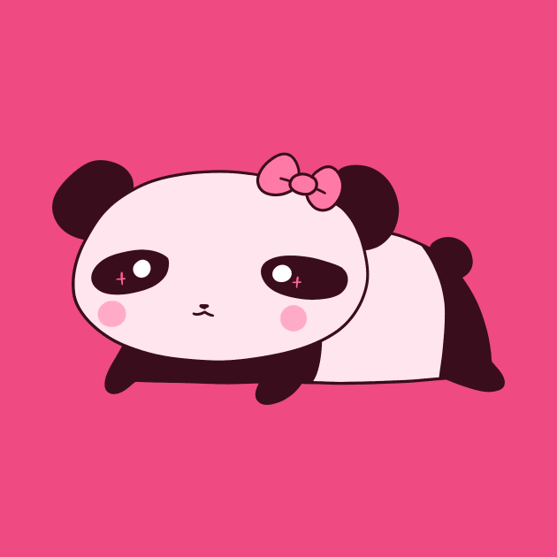 Pretty Bow Panda by saradaboru