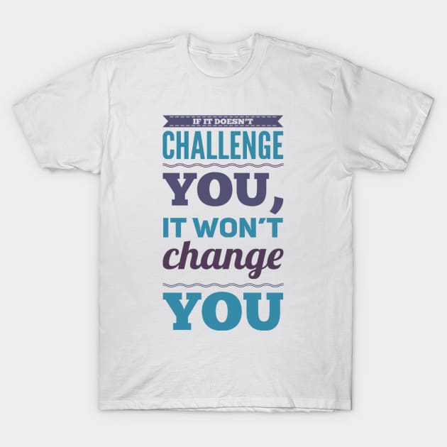 Be The Change - Positive Motivational Quote T-Shirt Be The Change - Positive Motivational Quote T-Shirt