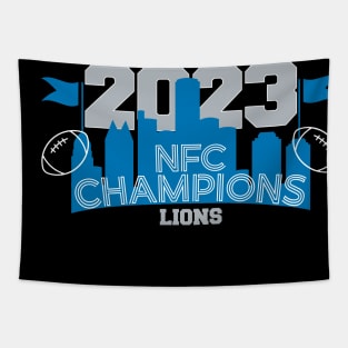 Lions - 2023 NFC Champions Tapestry