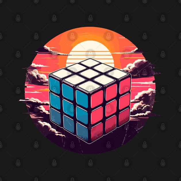 Retro speed cube by TomFrontierArt