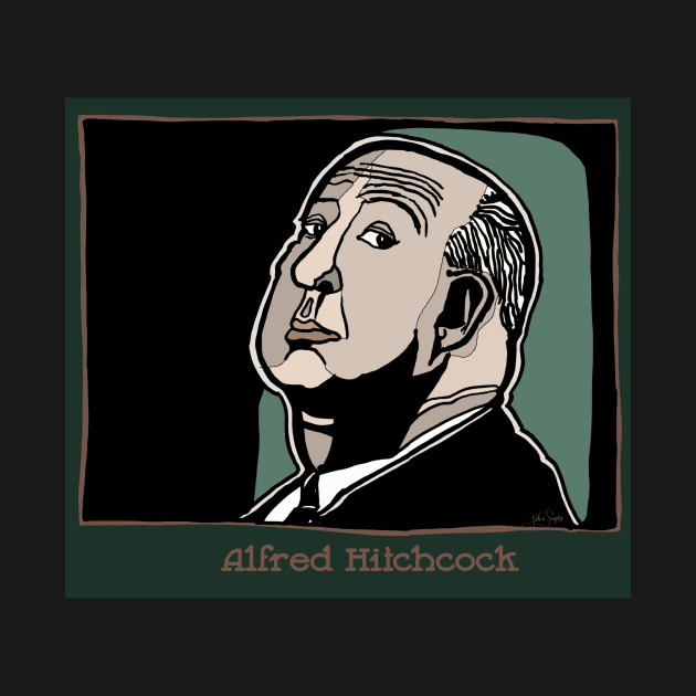 Alfred Hitchcock by JSnipe