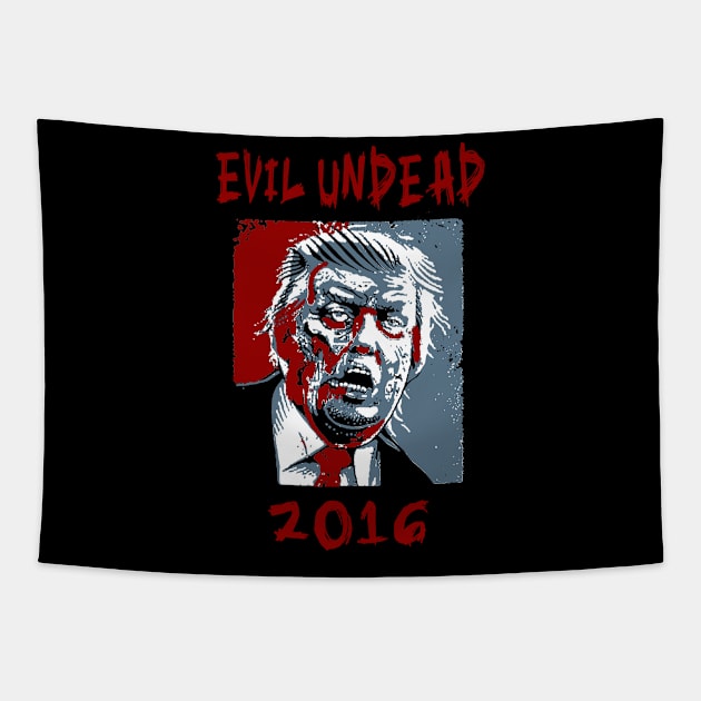 Evil Undead Trump Tapestry by DennisMcCarson