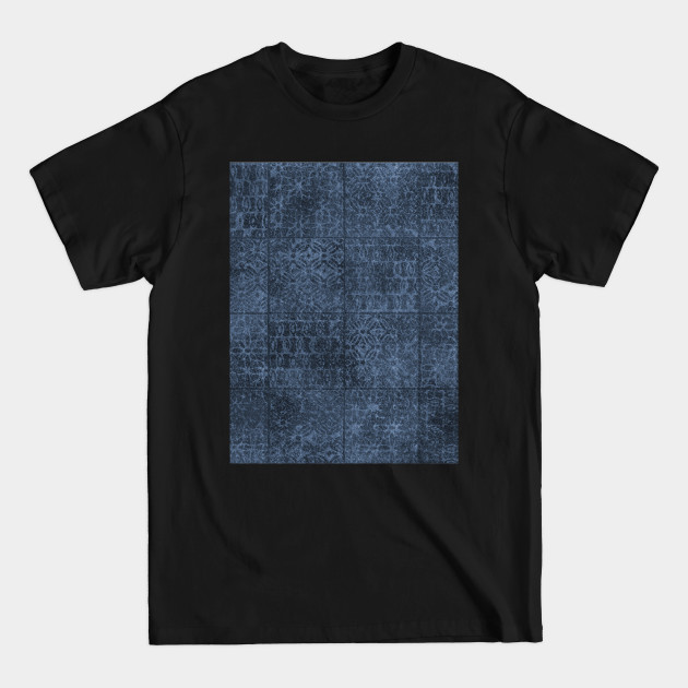 Disover Dark Blue Tails - Pattern Design - T-Shirt