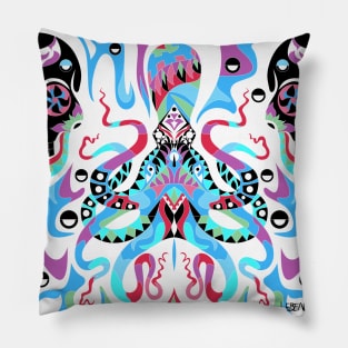 squid kraken of death pattern in light Pillow