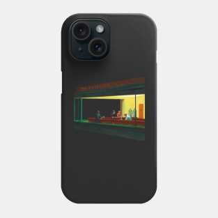 Nighthawks by Edward Hopper Phone Case