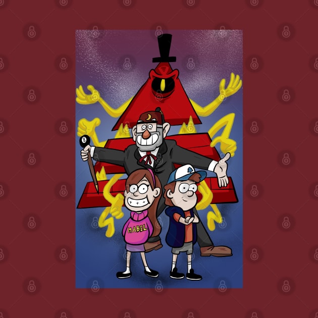 Gravity Falls by Black Snow Comics