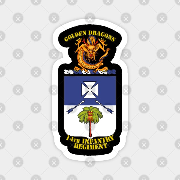 14th Infantry Regiment Magnet by MBK