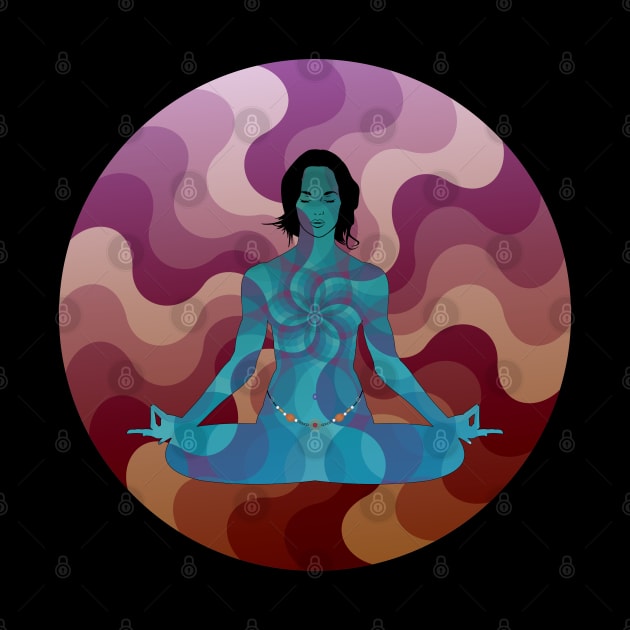 Floating Meditation Yoga by SunGraphicsLab