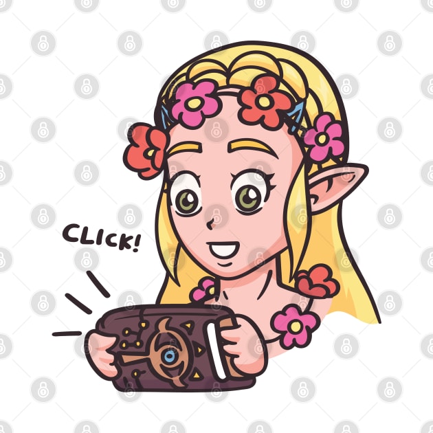 Blonde Tourist Elf - Gaming Summer by PabloooDuarte