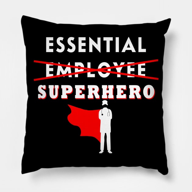 Essential workers - Nurse and doctors - healtcare gift Pillow by Flipodesigner