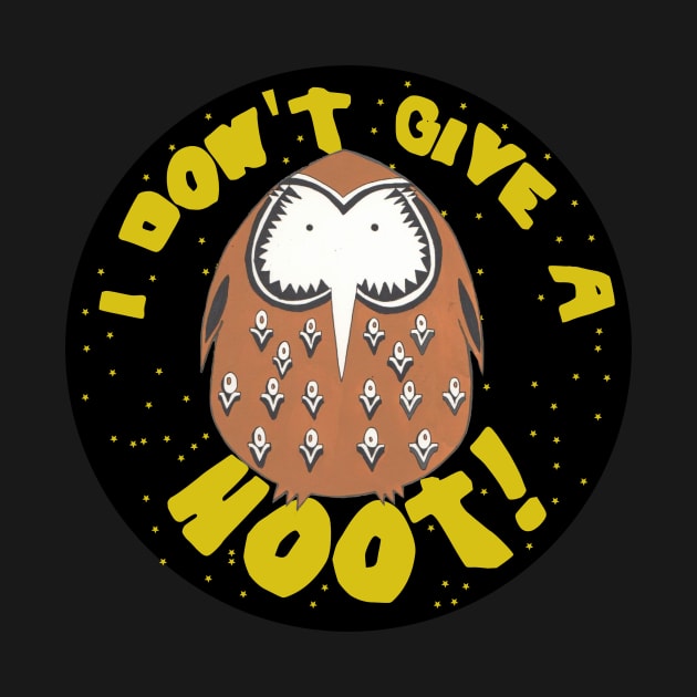 I DON'T GIVE A HOOT! by krisevansart