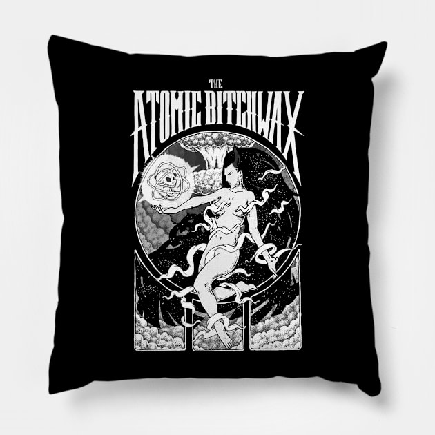 The Atomic Bitchwax Pillow by CosmicAngerDesign