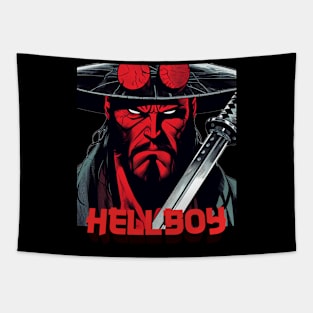 Samurai HELLBOY Tapestry