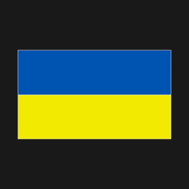 Ukraine Flag by Scarebaby