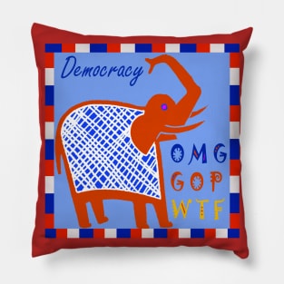 USA Political Frustration Pillow