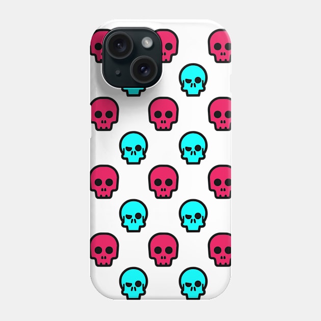 Neon Skulls Phone Case by LunaMay