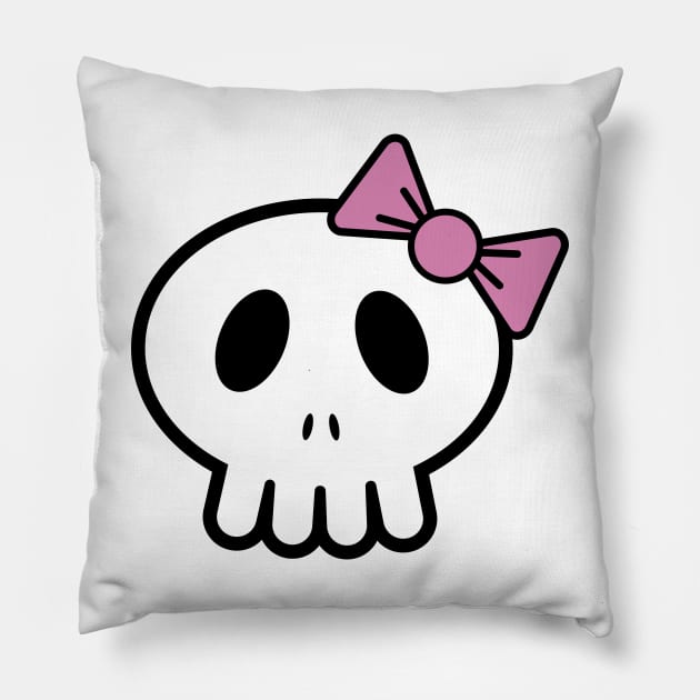 Halloween skull 3 Pillow by FirstBaby