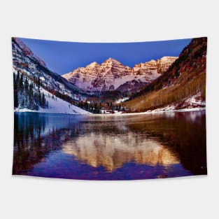 Maroon Bells Sunrise Tapestry