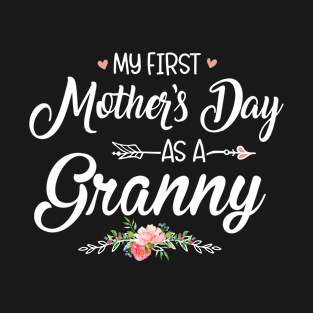 My first Mother's Day as a Granny New Mom Mothers Day 2024 T-Shirt