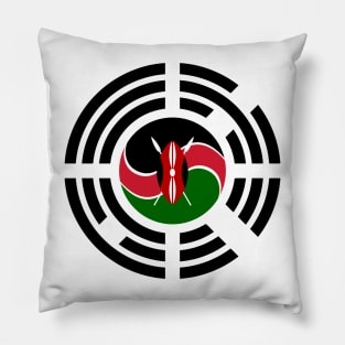 Kenyan Korean Multinational Patriot Flag Series Pillow