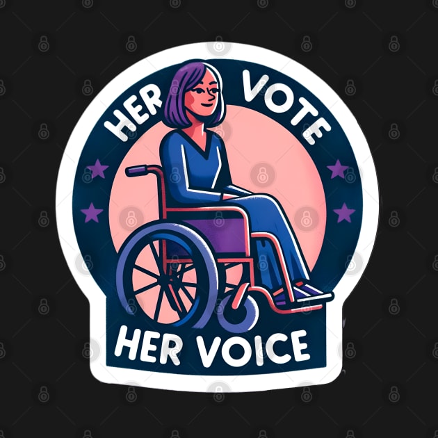 Representation Matters - Your Vote Matters Her Vote her Voice by PuckDesign