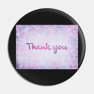 Thank You Pin