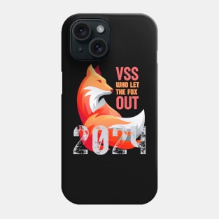 who let the fox out V2 Phone Case