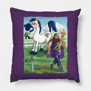 Minnesota Vikings Fans - Kings of the North vs Branded Ponies Pillow