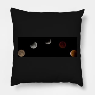 Super Blood Moon composite 2015 Pillow