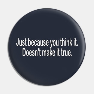 Think positive - inspirational t-shirt gift idea Pin