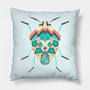 Geometric Tropical Beetle Bug in Digital Pillow