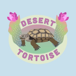 Desert Tortoise and Beavertail Cactus T-Shirt