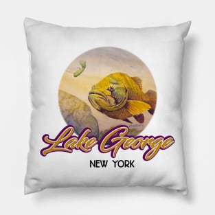 Lake George Smallmouth Bass Pillow