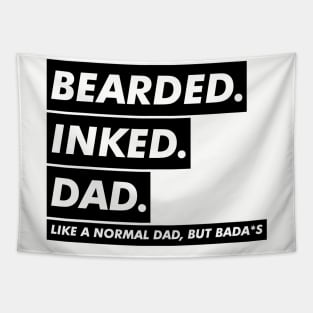 bearded inked dad Tapestry