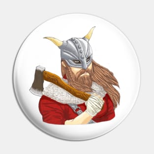 Taurus Viking Warrior Pin